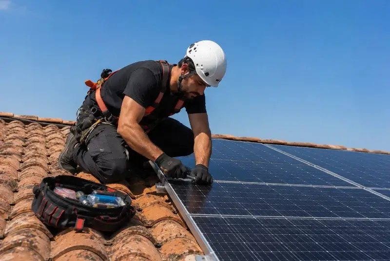 Maintenance et monitoring de panneaux solaires à Balazé